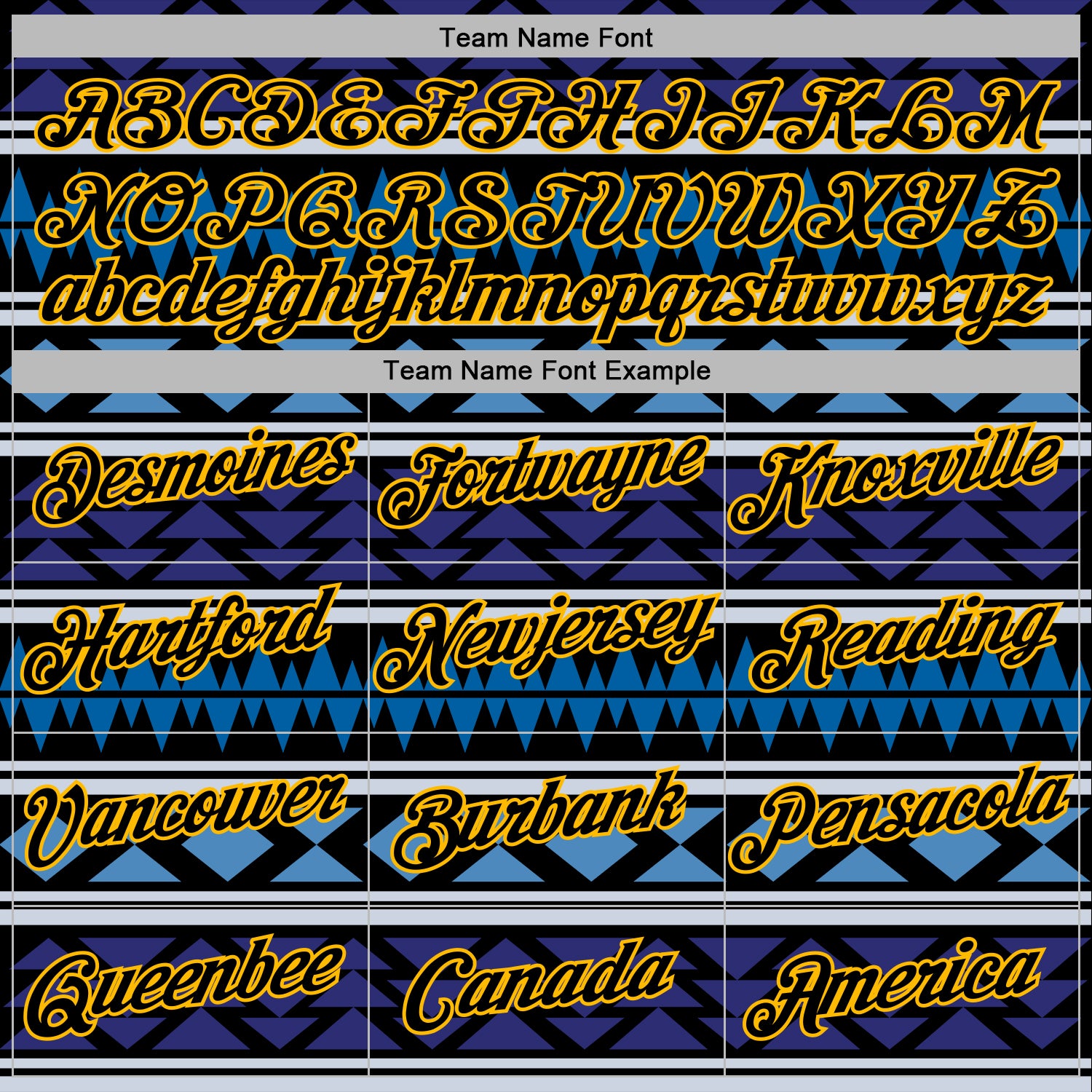 Custom Stitched Black Blue-Gold 3D Mexico Aztec Pattern Sports Pullover Sweatshirt Hoodie