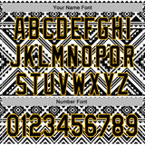 Custom Stitched White Black-Gold 3D Mexico Aztec Pattern Sports Pullover Sweatshirt Hoodie