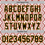 Custom Stitched White Black Red-Gold 3D Mexico Aztec Pattern Sports Pullover Sweatshirt Hoodie