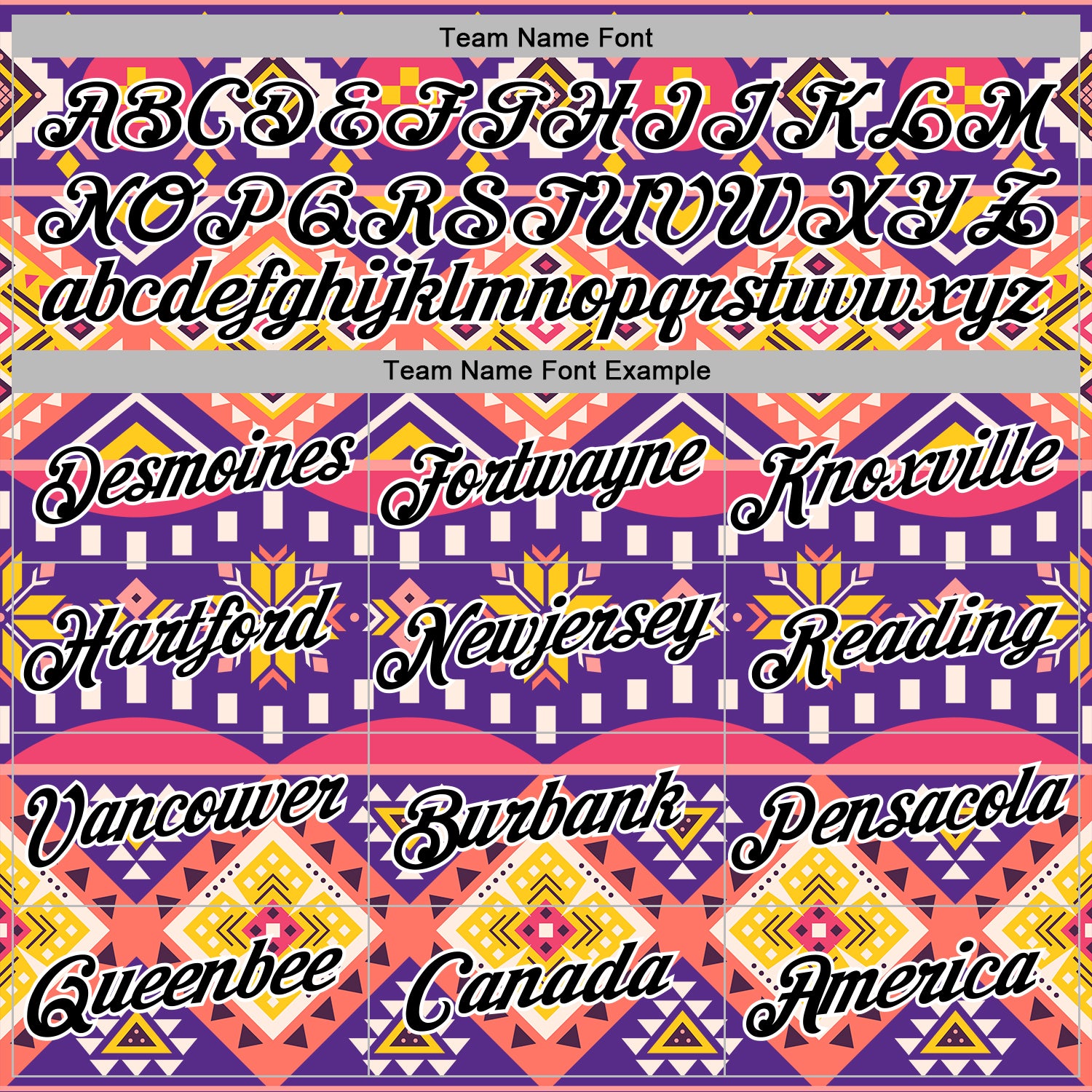 Custom Stitched Purple Black Pink Yellow-White 3D Mexico Aztec Pattern Sports Pullover Sweatshirt Hoodie