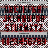 Custom Stitched White Black Gray Blue-Fire Red 3D Mexico Aztec Pattern Sports Pullover Sweatshirt Hoodie