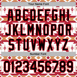 Custom Stitched White Black Orange-Fire Red 3D Mexico Aztec Pattern Sports Pullover Sweatshirt Hoodie