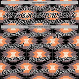 Custom Stitched Black Gray Orange-White 3D Mexico Aztec Pattern Sports Pullover Sweatshirt Hoodie