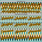 Custom Stitched White Brown Blue-Yellow 3D Mexico Aztec Pattern Sports Pullover Sweatshirt Hoodie