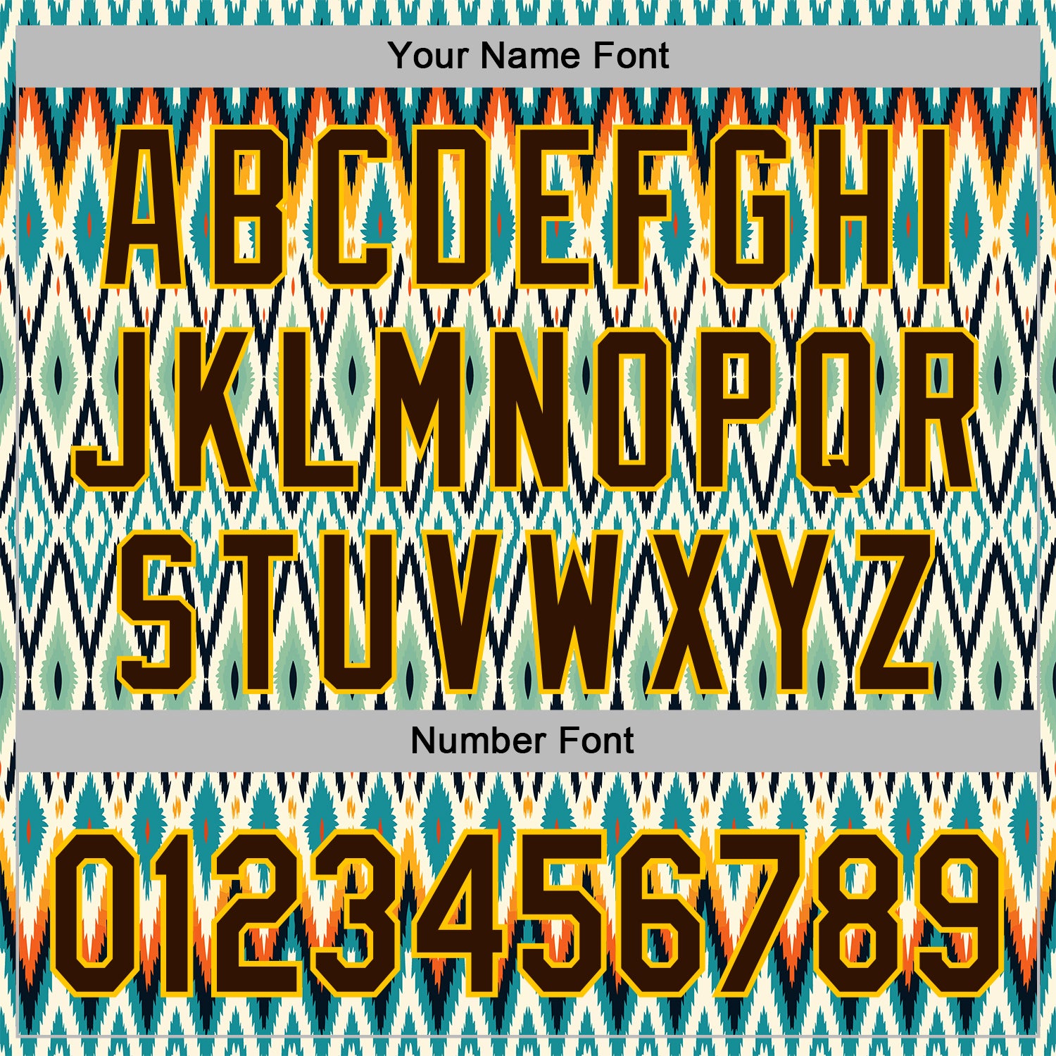 Custom Stitched White Brown Blue-Yellow 3D Mexico Aztec Pattern Sports Pullover Sweatshirt Hoodie