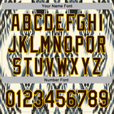 Custom Stitched Cream Brown Blue-Yellow 3D Mexico Aztec Pattern Sports Pullover Sweatshirt Hoodie