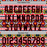 Custom Stitched White Black Yellow Green-Fire Red 3D Mexico Aztec Pattern Sports Pullover Sweatshirt Hoodie