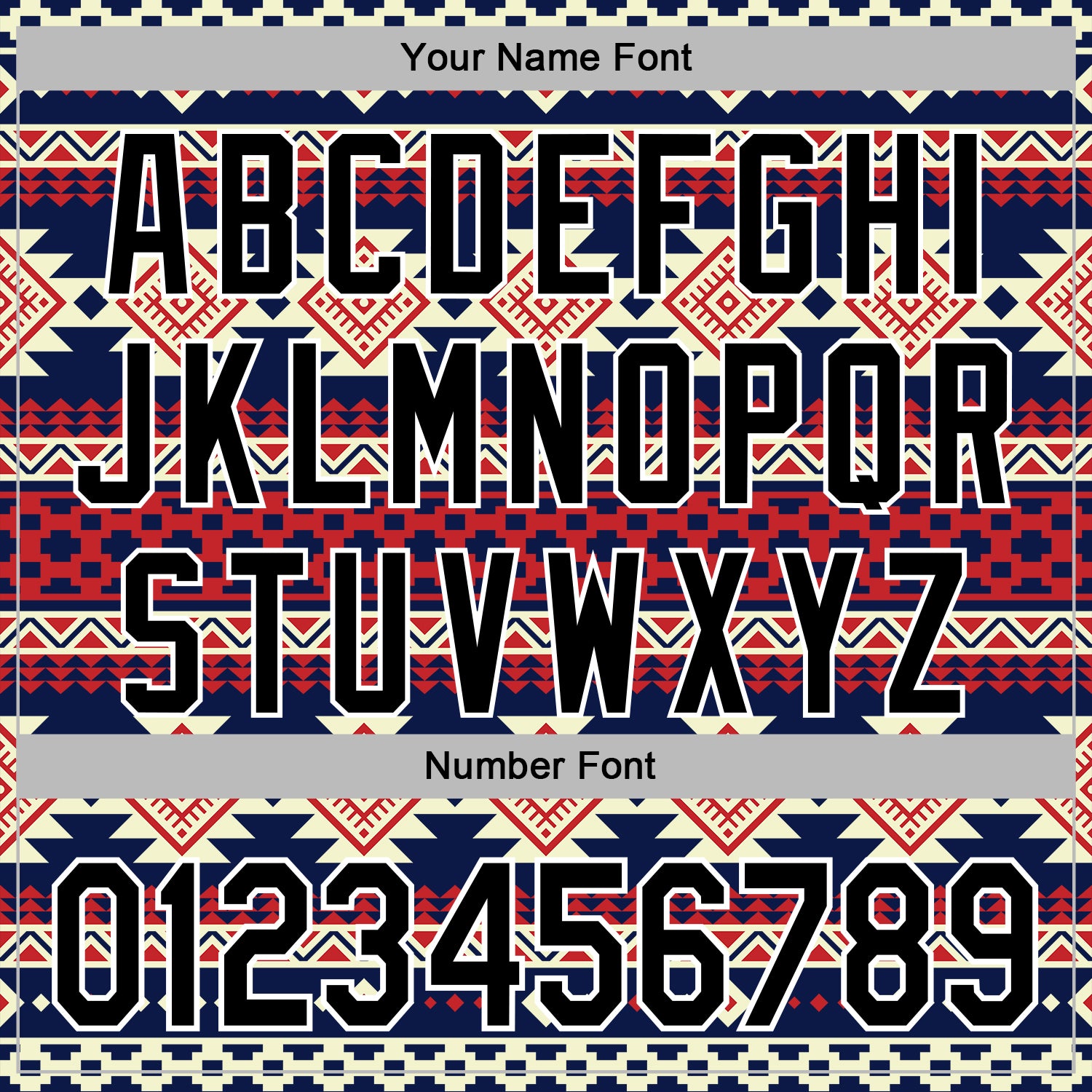 Custom Stitched Navy Black Red-White 3D Mexico Aztec Pattern Sports Pullover Sweatshirt Hoodie