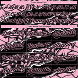 Custom Stitched Black Light Pink-White 3D Pattern Design Torn Paper Style Sports Pullover Sweatshirt Hoodie