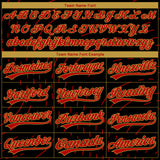 Custom Stitched Black Red-Old Gold 3D Pattern Design Line Sportswear Pullover Sweatshirt Hoodie