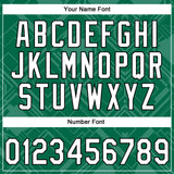 Custom Stitched Kelly Green White-Black 3D Pattern Design Line Sportswear Pullover Sweatshirt Hoodie