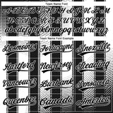 Custom Stitched Black White 3D Pattern Design Line Sportswear Pullover Sweatshirt Hoodie