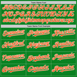 Custom Grass Green Orange-White 3D Urban City Edition Sports Authentic Baseball Jersey