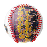 Personalized White Leather Red Varsity Team Authentic Baseballs