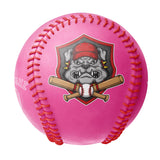 Personalized Pink Leather Pink Authentic Baseballs
