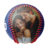 Personalized Anniversary Name Time Photo Royal Baseballs