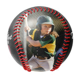 Personalized White Name Number Logo Leather Varsity Team Authentic Baseballs