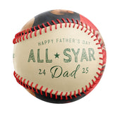 Personalized Dad Grandpa Name Time Photo Khaki Baseballs