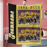 Personalized Team Name Photo Blanket