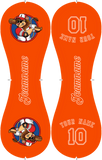 Personalized Orange Leather Orange Authentic Baseballs