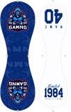 Personalized Game Name Time Logo Royal White Baseballs
