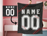 Personalized Name Number Blanket