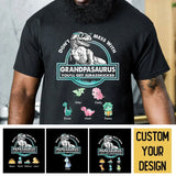 Don't Mess With Papasaurus/Dadasaurus - Personalized T-shirt/Sweatshirt