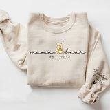 Custom Mama Bear Sweatshirt Mama Sweatshirt/Hoodie