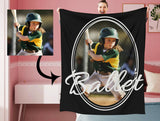 Personalized Name Photo Blanket