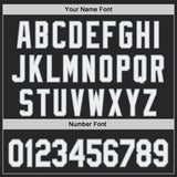 Custom Black White-Gray Authentic Baseball Jersey