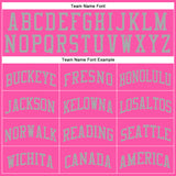 Custom Pink Gray Round Neck Suit Basketball Jersey