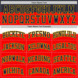 Custom Red Navy White-Gold Geometric Stripe Round Neck Sublimation Basketball Suit Jersey