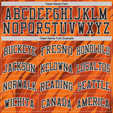 Custom Orange Black-White Eagle Wing Boho Style Round Neck Sublimation Basketball Uniform Jersey