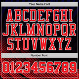 Custom Black Red Yellow Blue-White Wing Gradient Boho Style Round Neck Sublimation Basketball Uniform Jersey