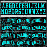 Custom Black-Blue Graffiti Wing Boho Style Round Neck Sublimation Basketball Uniform Jersey