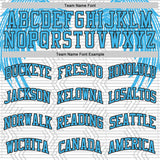 Custom White Sky Blue-Black Wing Lightning Boho Style Round Neck Sublimation Basketball Uniform Jersey