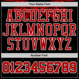 Custom Black Red-White Feather Wing Boho Style Round Neck Sublimation Basketball Uniform Jersey