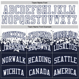 Custom White-Navy Shattered Geometric Side Panel Stripe Round Neck Sublimation Basketball Set Jersey