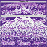 Custom Purple Medium Purple-White Mountain Peak Shards Side Panel Stripe Round Neck Sublimation Basketball Set Jersey