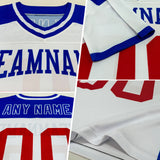 Custom Black White-Orange Authentic Football Jersey