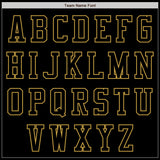 Custom Black Old Gold Authentic Baseball Jersey
