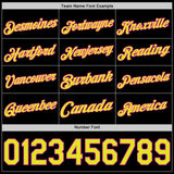 Custom Black Neon Yellow-Pink Authentic Basketball Jersey