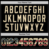 Custom Black Vintage USA Flag-Cream Authentic Basketball Jersey