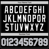 Custom Black Gray-White Authentic Basketball Jersey