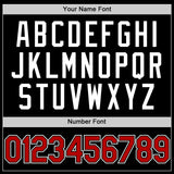 Custom Black Red-White Authentic Basketball Jersey