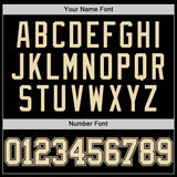 Custom Black Cream Authentic Basketball Jersey