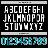 Custom Black Teal-White Authentic Basketball Jersey