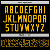 Custom Black Gold Authentic Basketball Jersey