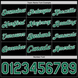 Custom Black Kelly Green-White Authentic Basketball Jersey