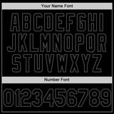 Custom Black Steel Gray Authentic Basketball Jersey